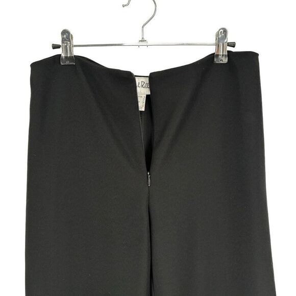 Joseph Ribkoff Zip Front Cropped Capris Pants Black Size 8 - Picture 5 of 9